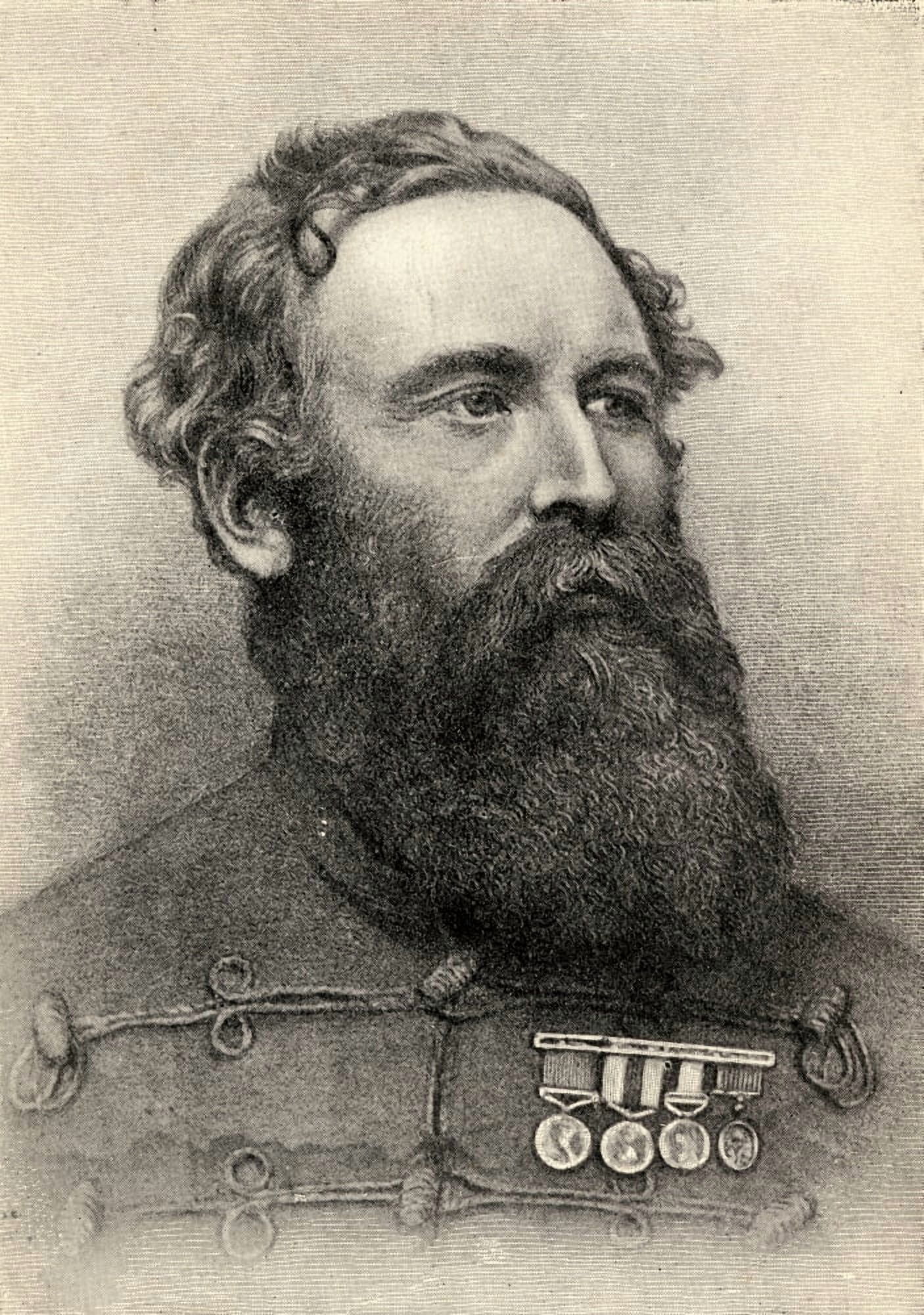 Sir Harry Burnett Lumsden 1821-1896 Anglo-Indian Soldier And Raiser Of The Corps Of Guides From A Portrait Made When He Was Commanding The Corps Canvas Art - Ken Welsh Design Pics (12 x 18)