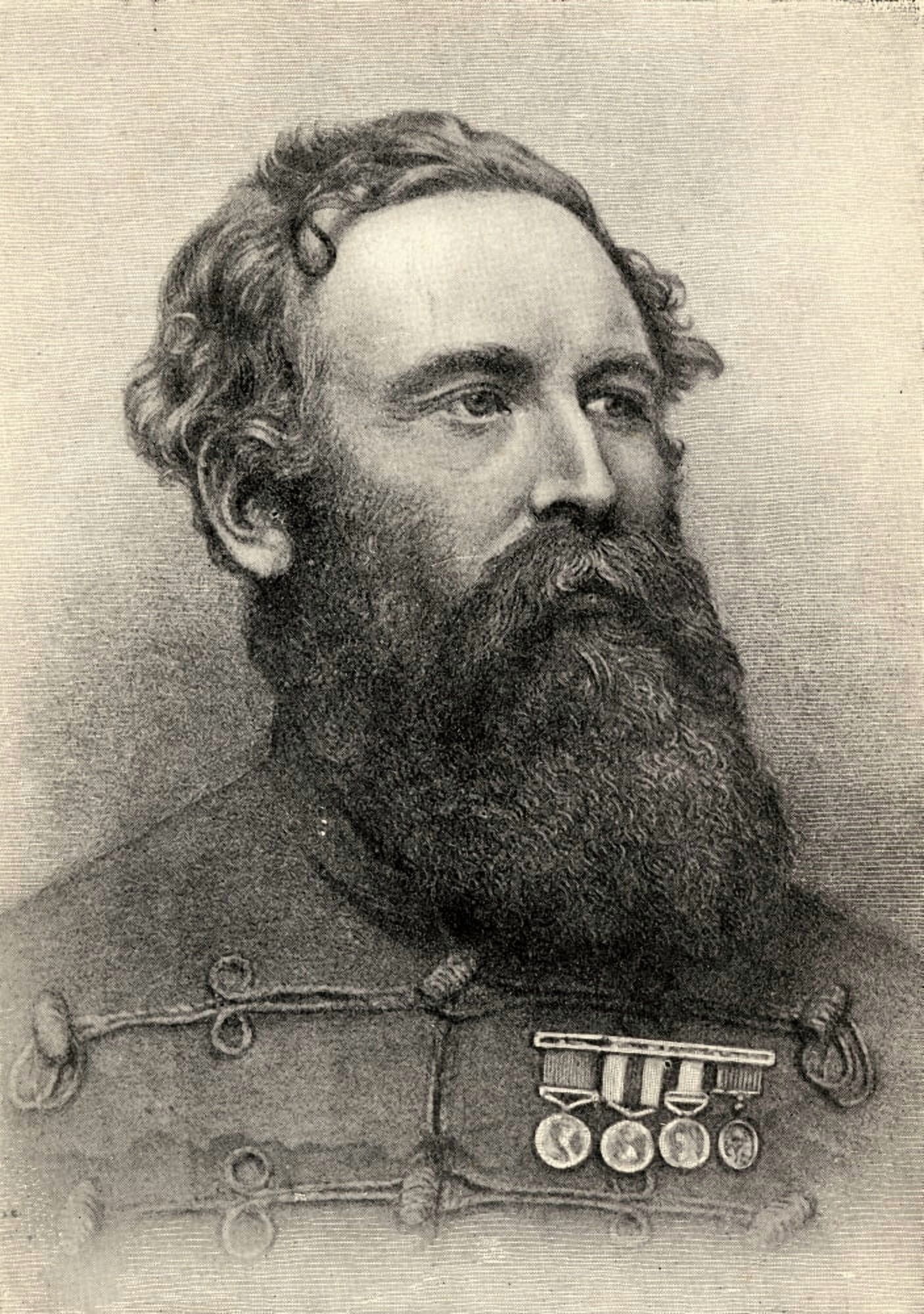Sir Harry Burnett Lumsden 1821-1896 Anglo-Indian Soldier And Raiser Of The Corps Of Guides From A Portrait Made When He Was Commanding The Corps Canvas Art - Ken Welsh Design Pics (24 x 36)