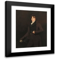 Sir Henry Raeburn 12x14 Black Modern Framed Museum Art Print Titled - Henry David Erskine, Twelfth Earl of Buchan (ca. 1805)