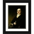 thumbnail image 1 of Sir Henry Raeburn 19x24 Black Ornate Framed Double Matted Museum Art Print Titled: Portrait of John Baillie (1772-1833) (1817), 1 of 5