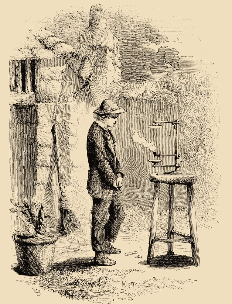 Sir Humphrey Davy (1778-1829) English Chemist And Inventor Inventor Of The Davy Lamp Canvas Art - Ken Welsh Design Pics (13 x 17)