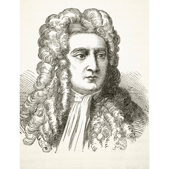 Sir Isaac Newton 1642 To 1727 English Physicist And Mathematical Scientist From The National And Domestic History Of E 1