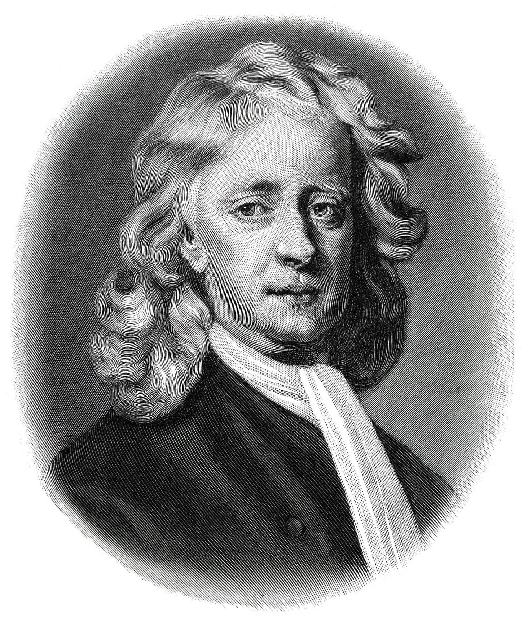 Sir Isaac Newton 1643 1727 Nenglish Physicist And Mathematician Line Engraving German 0862