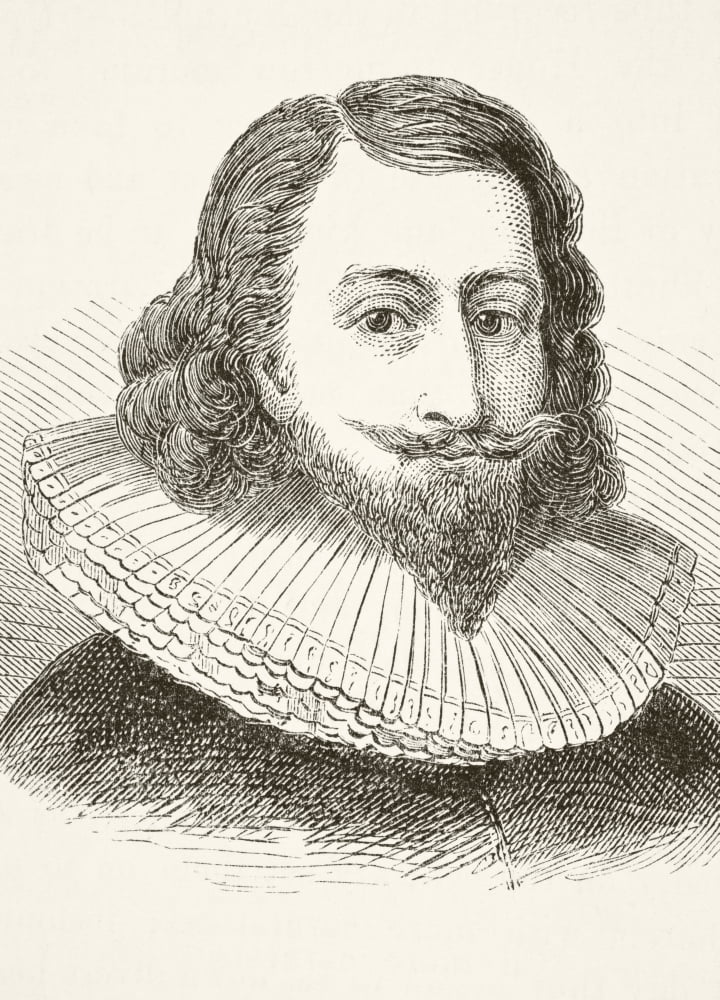 Sir John Eliot 1592 To 1632 English Statesman From The National And Domestic History Of England By William Aubrey Published London Circa 1890 Canvas Art - Ken Welsh Design Pics (24 x 34)