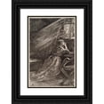 thumbnail image 1 of Sir John Everett Millais 11x14 Black Ornate Wood Framed Double Matted Museum Art Print Titled: Irene (1862), 1 of 5