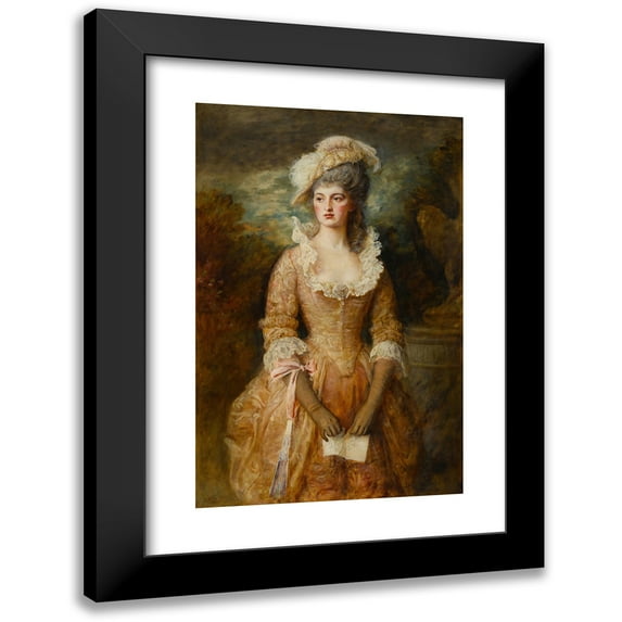 Sir John Everett Millais 13x18 Black Modern Framed Museum Art Print Titled - Clarissa (1887)