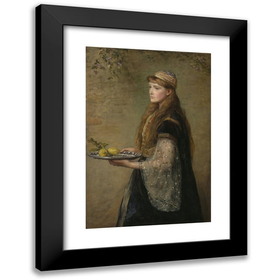 Sir John Everett Millais 13x18 Black Modern Framed Museum Art Print Titled - The Captive (1882)