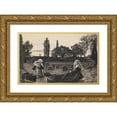 thumbnail image 1 of Sir John Everett Millais 14x10 Gold Ornate Wood Frame and Double Matted Museum Art Print Titled - The Vale of Rest - Finished Study (1858), 1 of 4