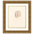 thumbnail image 1 of Sir John Everett Millais 20x24 Gold Ornate Framed and Double Matted Museum Art Print Titled - Isabella - Head Study of the Youth (1848), 1 of 4