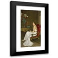 thumbnail image 1 of Sir John Lavery 11x18 Black Modern Framed Museum Art Print Titled - The Lady in White, Viscountess Wimborne (1939), 1 of 5