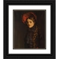 thumbnail image 1 of Sir John Lavery 12x14 Black Ornate Wood Framed Double Matted Museum Art Print Titled: Edna May&nbsp;In The&nbsp;Belle of New York (1907), 1 of 5
