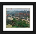 thumbnail image 1 of Sir John Lavery 17x15 Black Ornate Wood Framed Double Matted Museum Art Print Titled - Admiralty Arch, 19th&nbsp;July 1919 (1919), 1 of 5