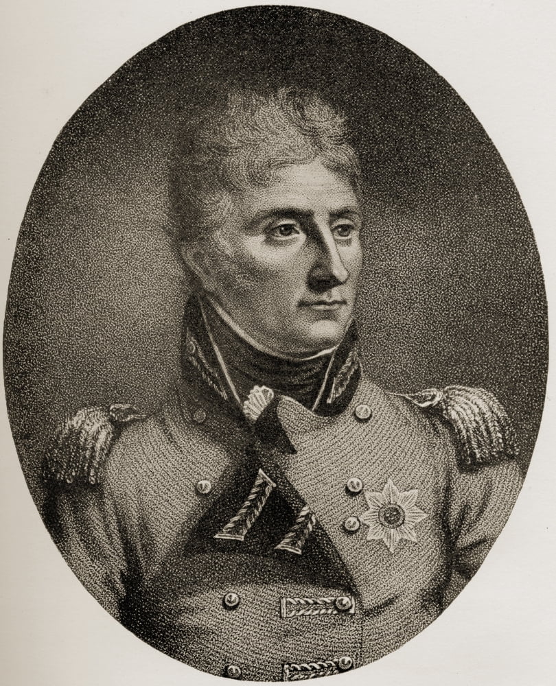 Sir John Moore 1761-1809 British General From An Engraving After A Drawing By AJOliver Canvas Art - Ken Welsh Design Pics (26 x 32)