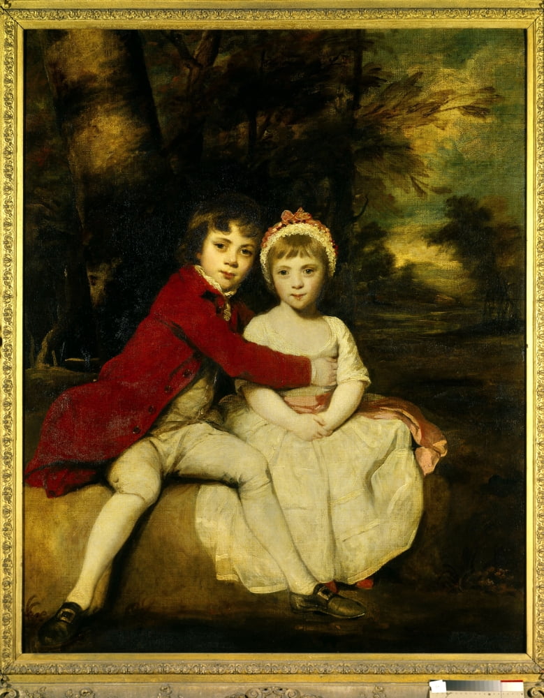 Sir Joshua Reynolds (1723-1792) English School Canvas Art - (18 x 24)