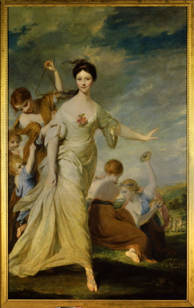 Sir Joshua Reynolds (1723-1792) English School Canvas Art - (24 x 36)