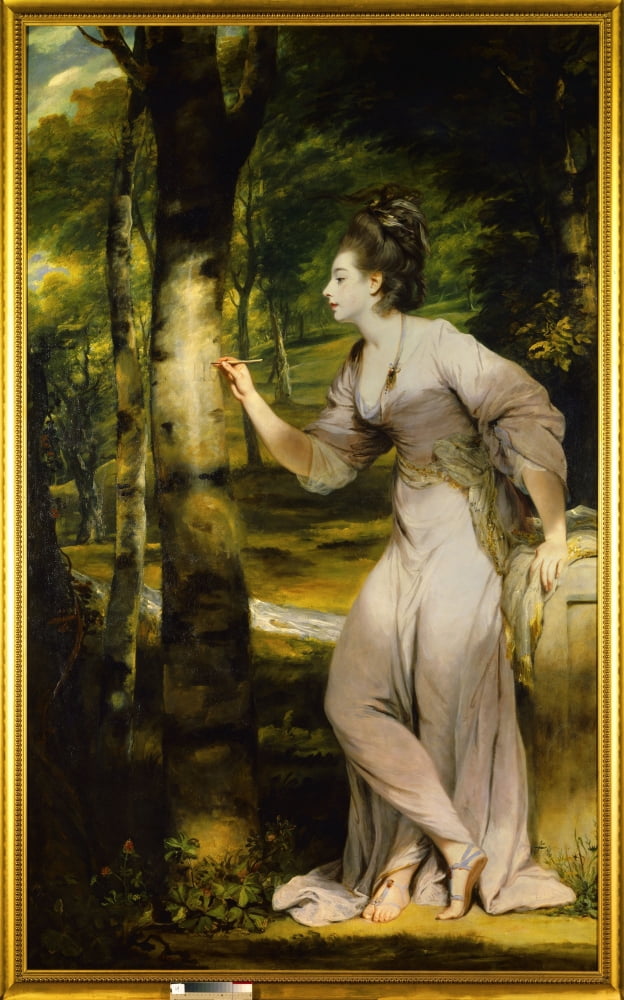 Sir Joshua Reynolds (1723-1792) English School Canvas Art - (24 x 36)