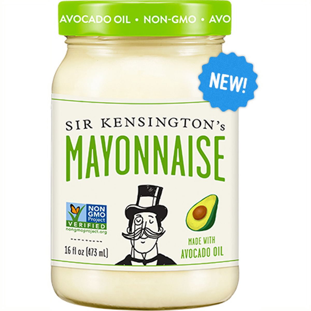 Sir Kensington's Avocado Oil Mayonnaise 16 oz Jars Single Pack