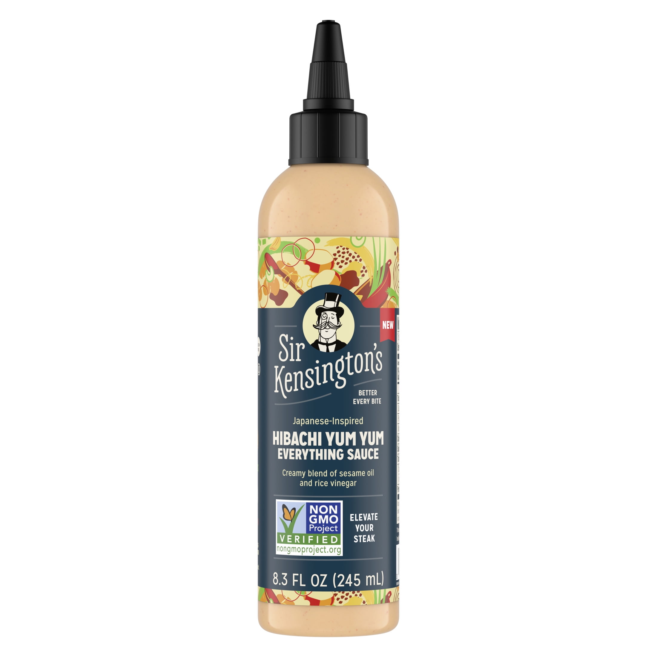 Sir Kensington's Hibachi Yum Yum Everything Sweet and Sour Dipping Sauce, 8.3 fl oz Bottle