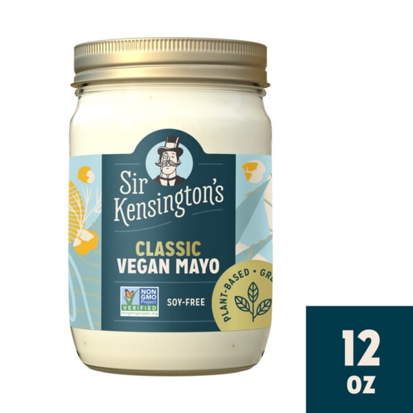 Sir Kensington's Vegan Mayo, Classic, Keto Diet Certified, Gluten Free, Certified Vegan, Soy