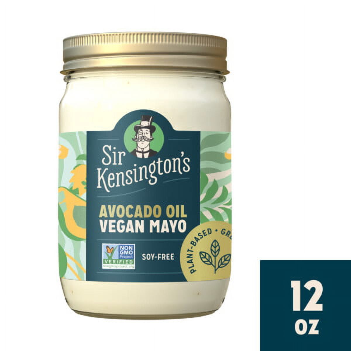 Sir Kensington's Vegan Mayonnaise with Avocado Oil, 12 oz
