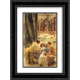 thumbnail image 1 of Sir Lawrence Alma Tadema 2x Matted 20x24 Black Ornate Framed Art Print 'The Baths of Caracalla', 1 of 2