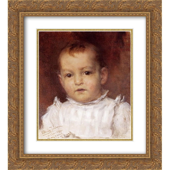 Sir Lawrence Alma Tadema 2x Matted 20x24 Gold Ornate Framed Art Print 'Master John Parsons Millet'