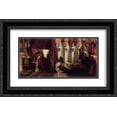 thumbnail image 1 of Sir Lawrence Alma Tadema 2x Matted 24x16 Black Ornate Framed Art Print 'Ave Caesar! Io Saturnalia!', 1 of 2