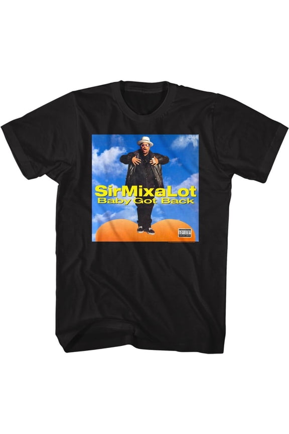 Sir Mix A Lot Got Back Cover 2 Black Adult T-Shirt 3Xl