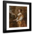 thumbnail image 1 of Sir Peter Lely 15x18 Black Modern Framed Museum Art Print Titled - Portrait of a Lady, Said to Be Nell Gwyn, 1 of 5