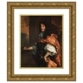 thumbnail image 1 of Sir Peter Lely 15x18 Gold Ornate Wood Frame and Double Matted Museum Art Print Titled - Prince Rupert of the Rhine (1666-1671), 1 of 4