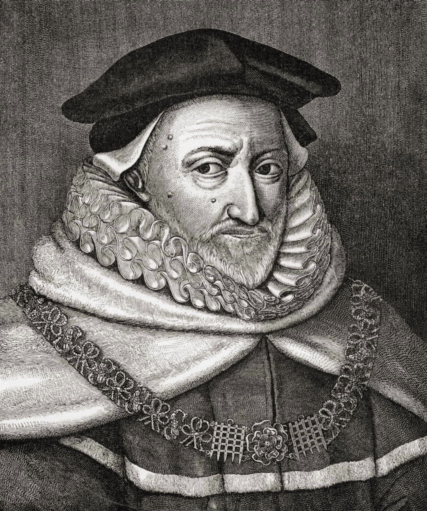 Sir Ranulph Crewe 1558 - 1646 English Judge And Chief Justice Of The King Canvas Art - Ken Welsh Design Pics (13 x 16)