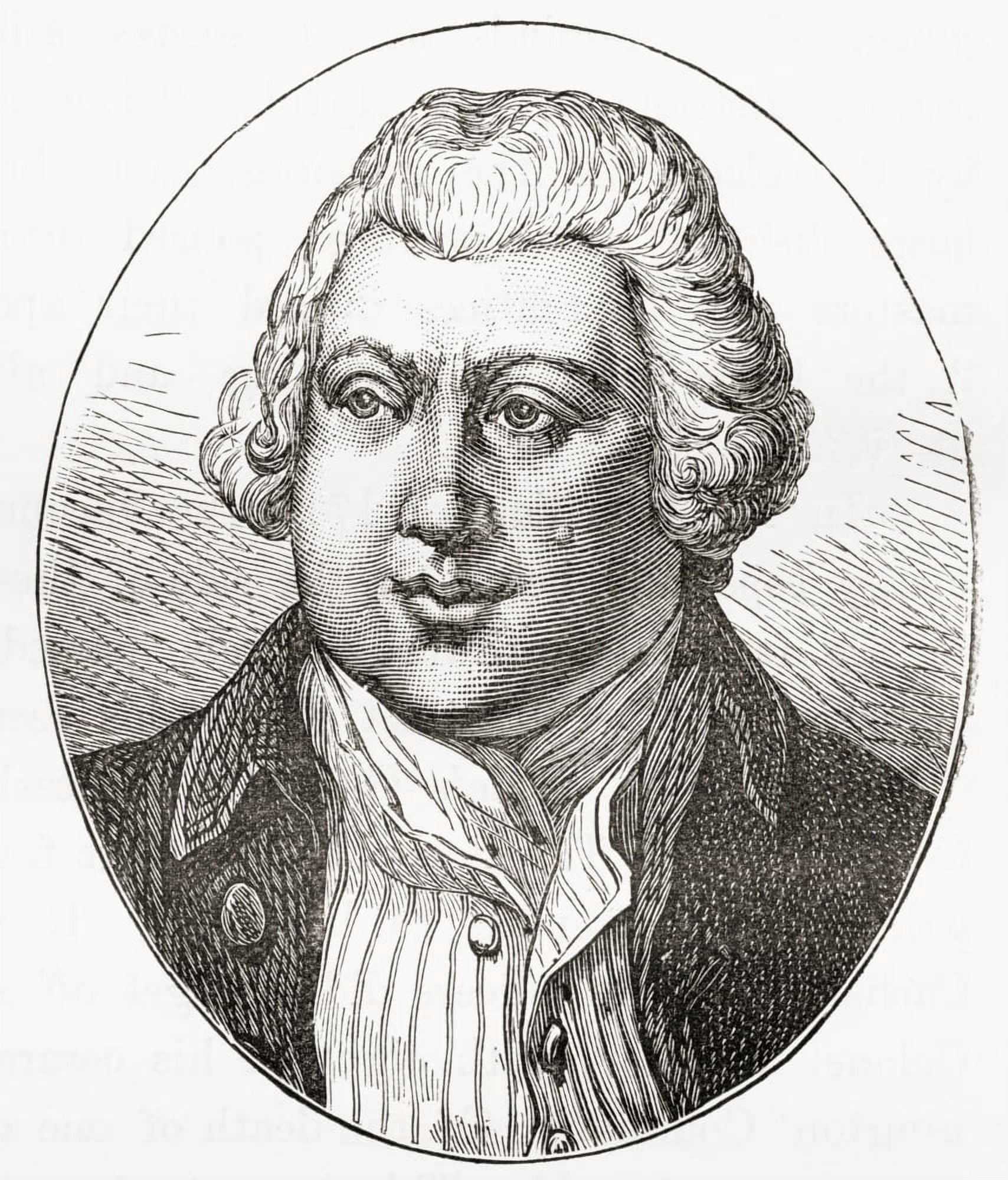 Sir Richard Arkwright 1732 - 1792 English Inventor And Pioneer Of The Spinning Industry From Our Own Country Published 1898 Canvas Art - Ken Welsh Design Pics (13 x 15)