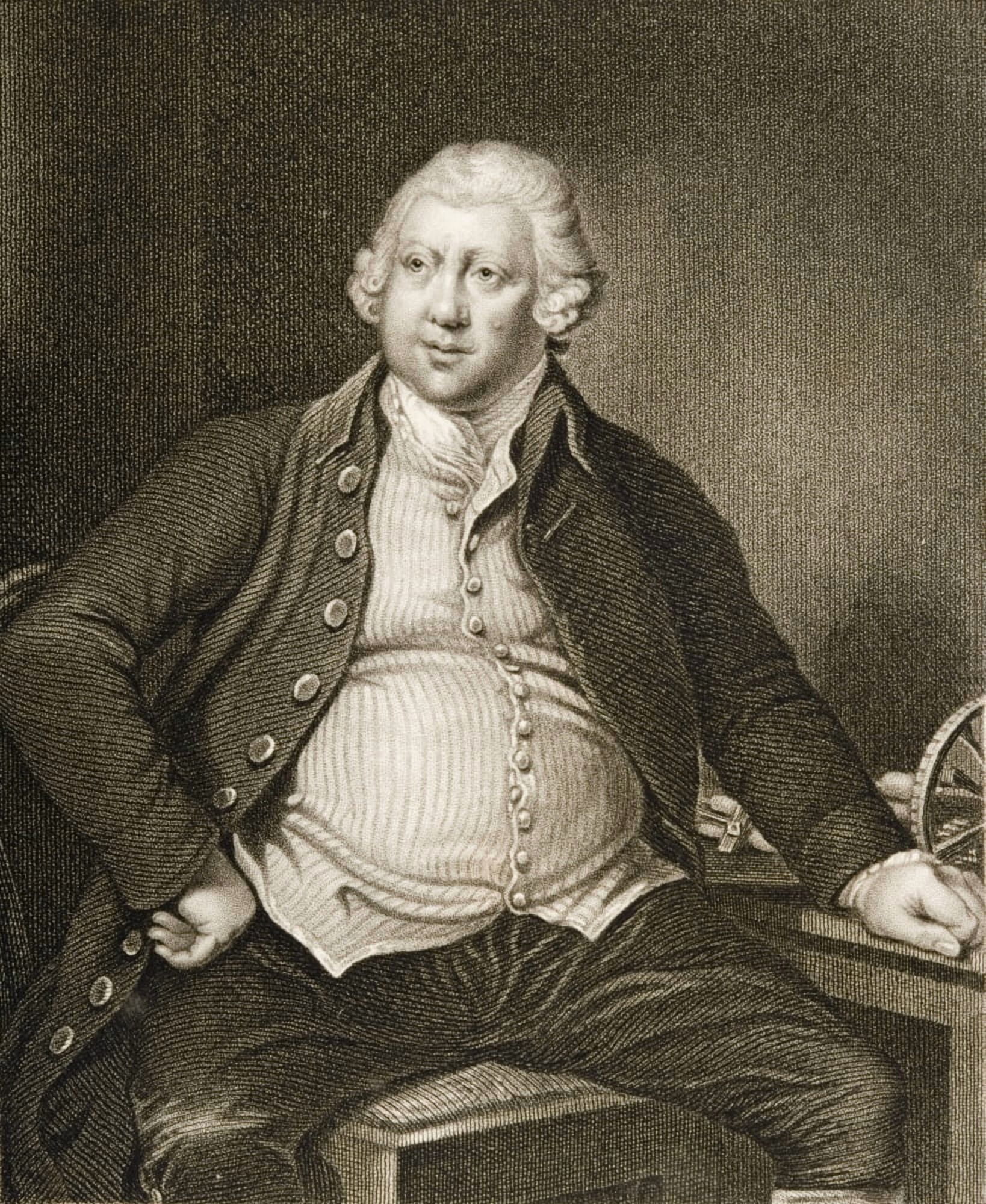 Sir Richard Arkwright 1732 1792 English Textile Industrialist And Inventor Canvas Art - Ken Welsh Design Pics (26 x 30)