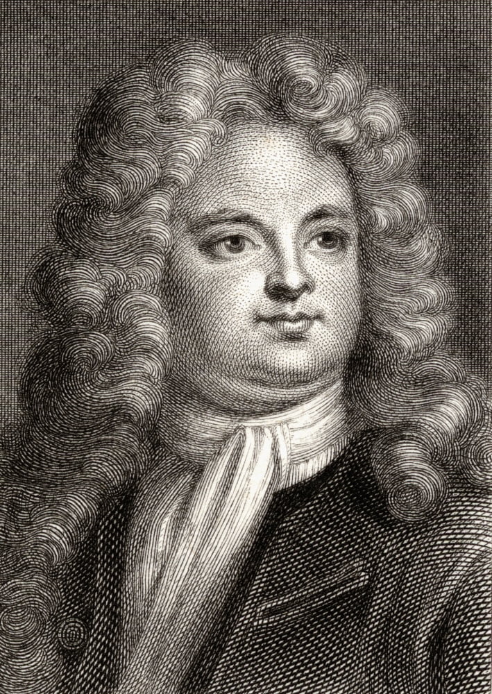 Sir Richard Steele 1672-1729 English Essayist Playwright And Statesman 19Th Print Engraved By T Bragg From The Painting By J Richardson Canvas Art - Ken Welsh Design Pics (12 x 18)