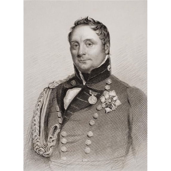 Sir Rowland Hill 1St.Viscount Hill of Hawkestone & Hardwicke Baron Hill Poster Print - Large - 24 x 34