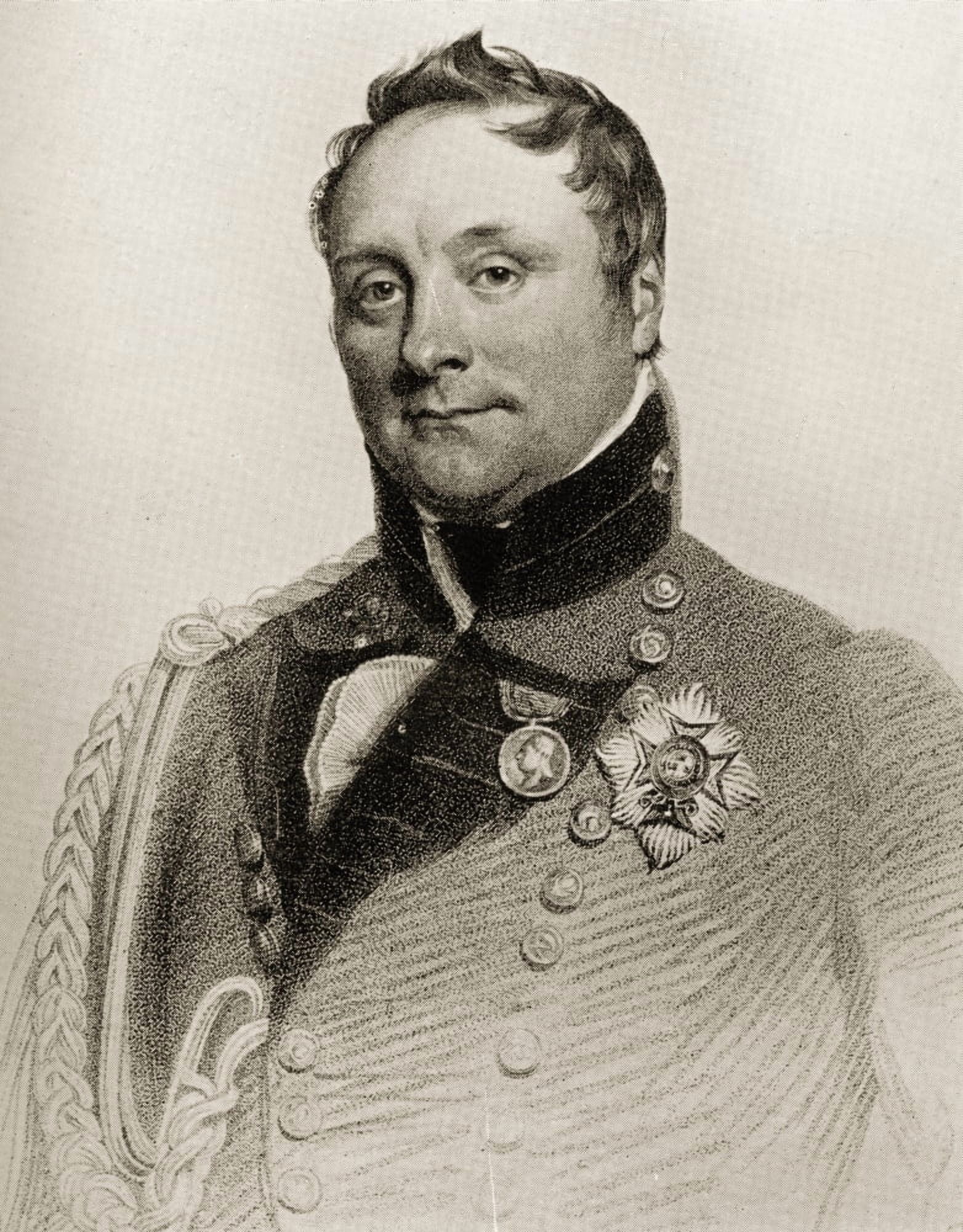 Sir Rowland Hill Viscount Hill 1772-1842 British General Canvas Art - Ken Welsh Design Pics (13 x 17)