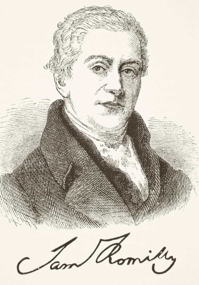 Sir Samuel Romilly 1757- 1818 English Legal Reformer From The National And Domestic History Of England By William Aubrey Published London Circa 1890 Canvas Art - Ken Welsh Design Pics (24 x 34)