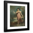 thumbnail image 1 of Sir Thomas Lawrence 11x14 Black Modern Framed Museum Art Print Titled - Portrait of a Woman as Miranda, Said to Be Miss Gibbon, 1 of 5