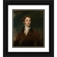 thumbnail image 1 of Sir Thomas Lawrence 15x17 Black Ornate Wood Framed Double Matted Museum Art Print Titled - Portrait of Frederick H. Hemming (circa 1824), 1 of 5