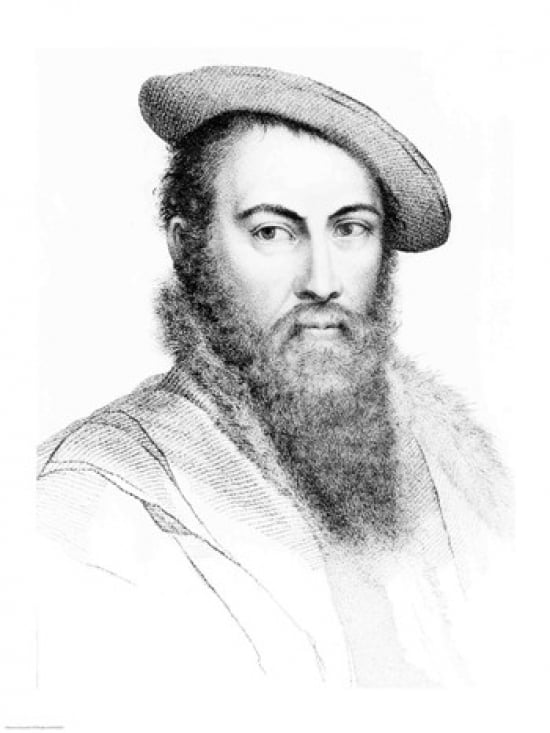 Sir Thomas Wyatt Canvas Art - Hans Holbein (24 x 36)