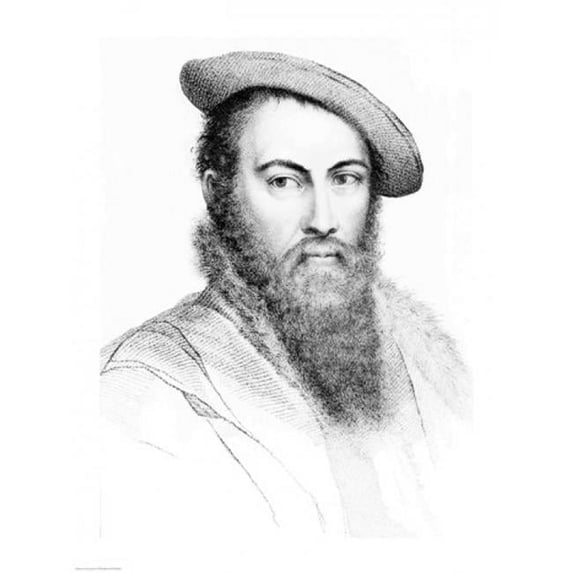 Sir Thomas Wyatt Poster Print by Hans Holbein - 18 x 24 in.