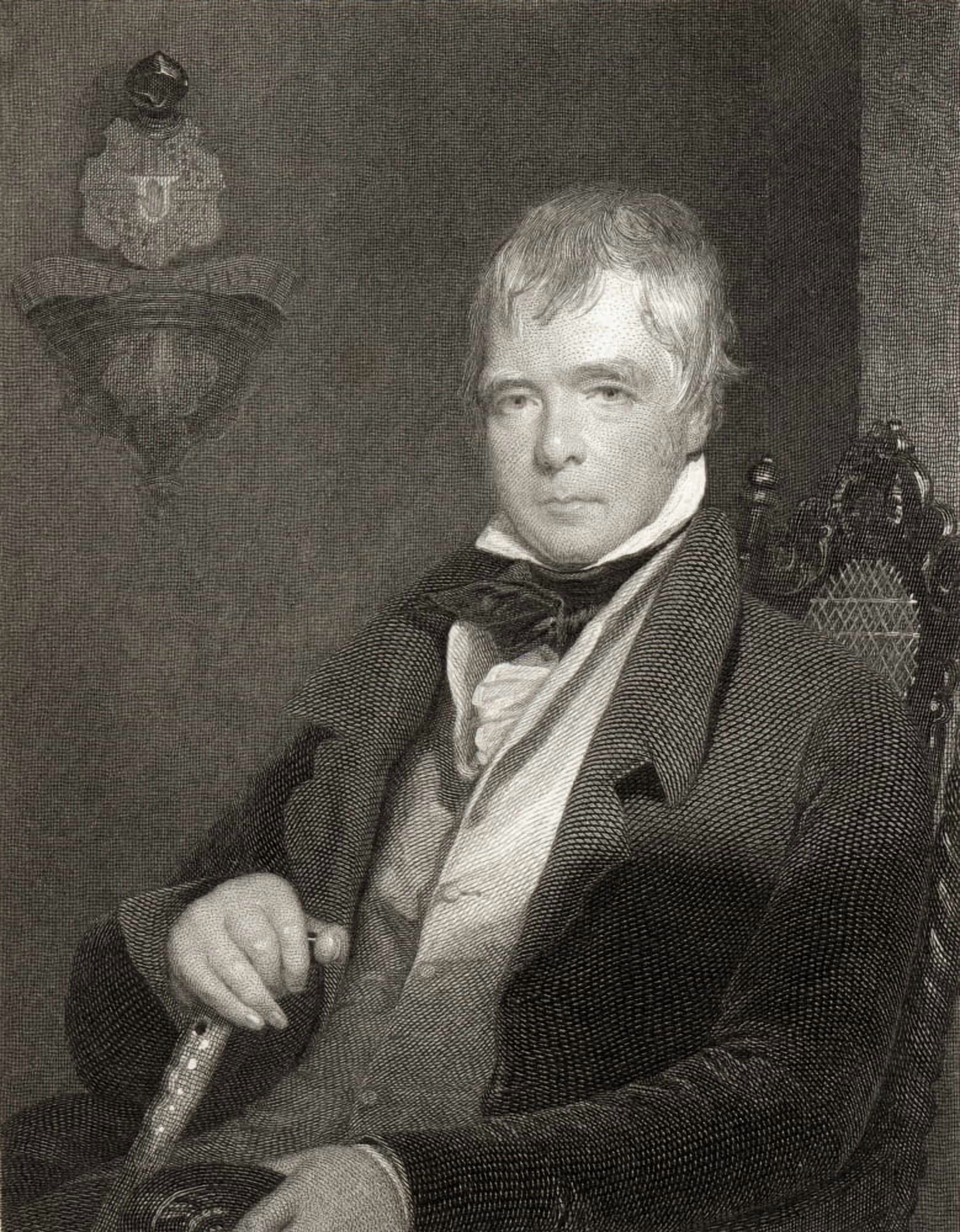 Sir Walter Scott 1771-1832 Scottish NovelistPoetHistorian And Biographer Canvas Art - Ken Welsh Design Pics (26 x 34)