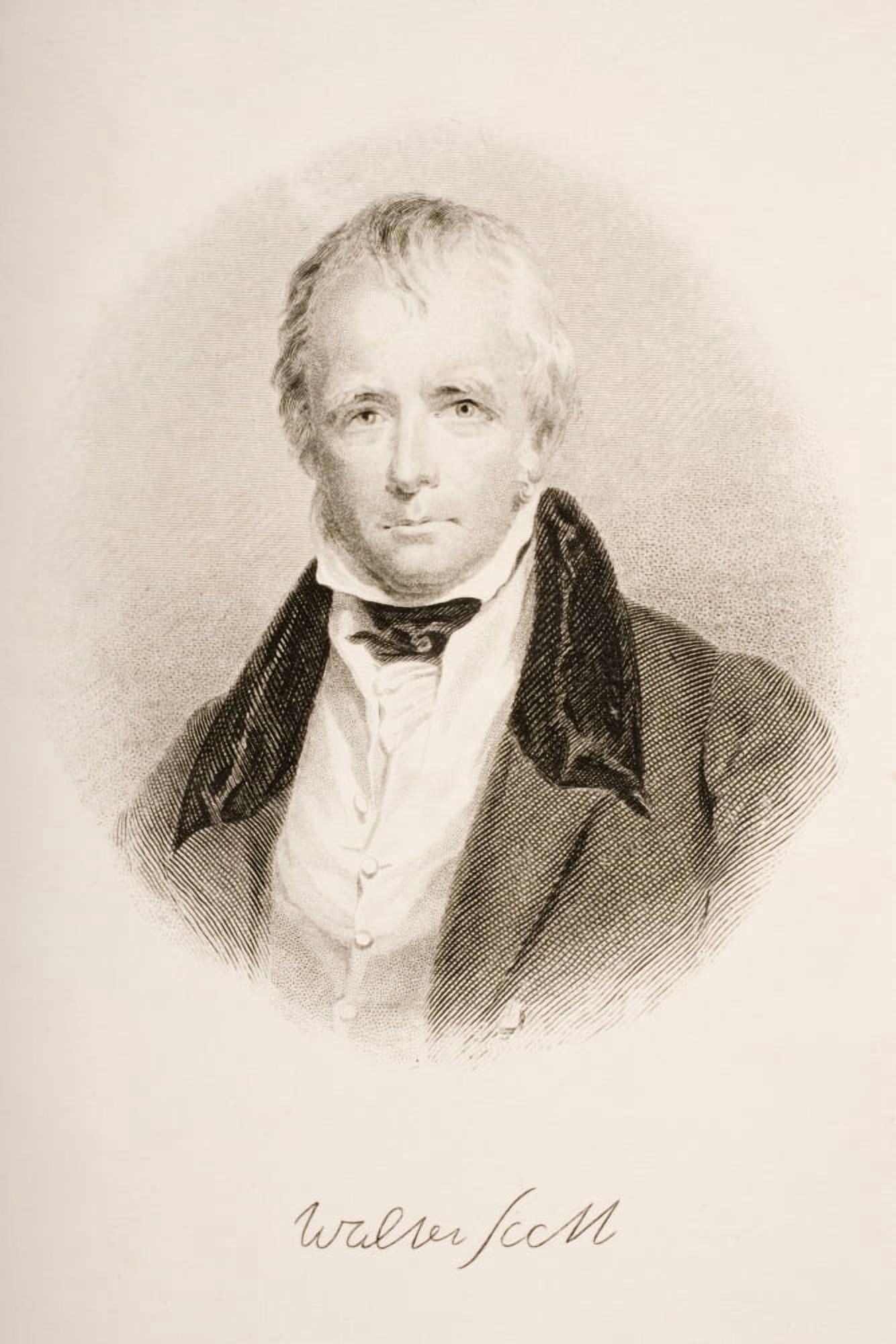 Sir Walter Scott1771-1832 Scottish NovelistPoetHistorian And Biographer Canvas Art - Ken Welsh Design Pics (12 x 18)