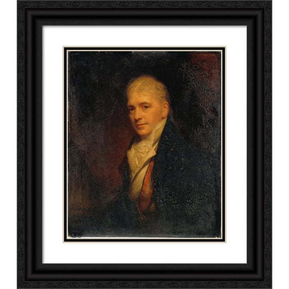 Sir William Beechey 15x18 Black Ornate Wood Framed Double Matted Museum Art Print Titled - Sir Francis Bourgeois
