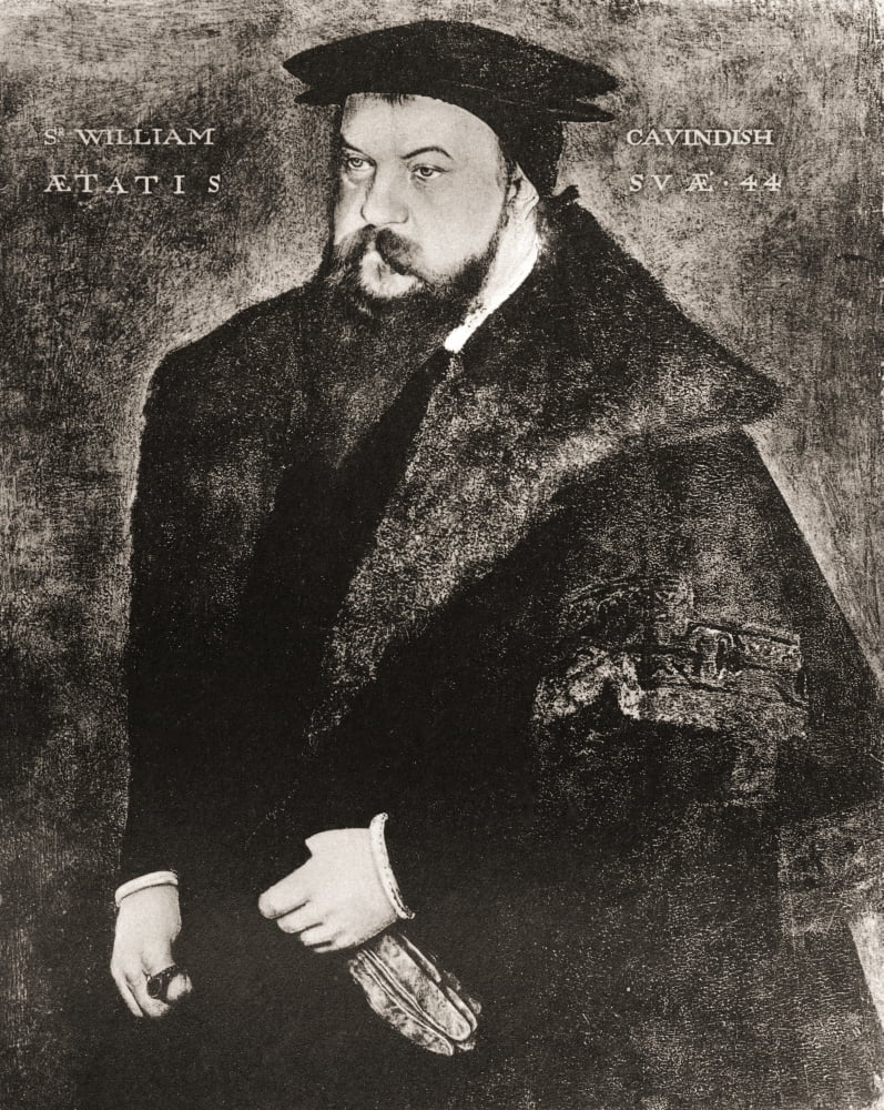 Sir William Cavendish c1505 Canvas Art - Ken Welsh Design Pics (12 x 15)