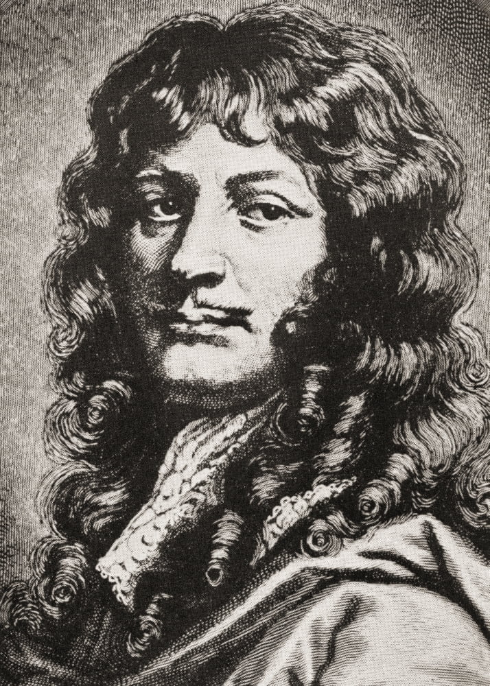 Sir William Temple 1St Baronet 1628 To 1699 English Statesman And Essayist Canvas Art - Ken Welsh Design Pics (12 x 17)