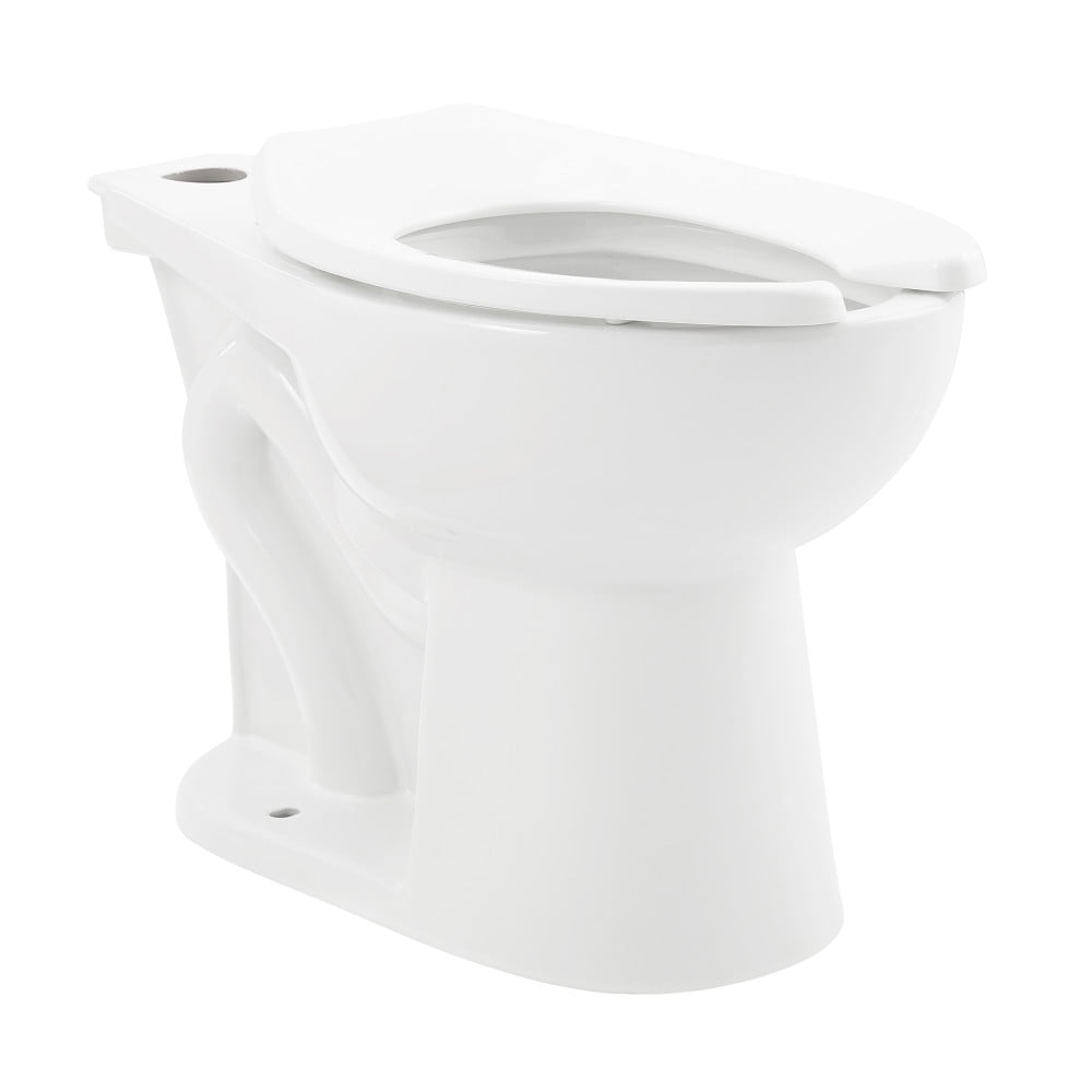 Sirène FloorMounted Comfort Height Commercial Elongated Top Flush Spud Flushometer Toilet Bowl