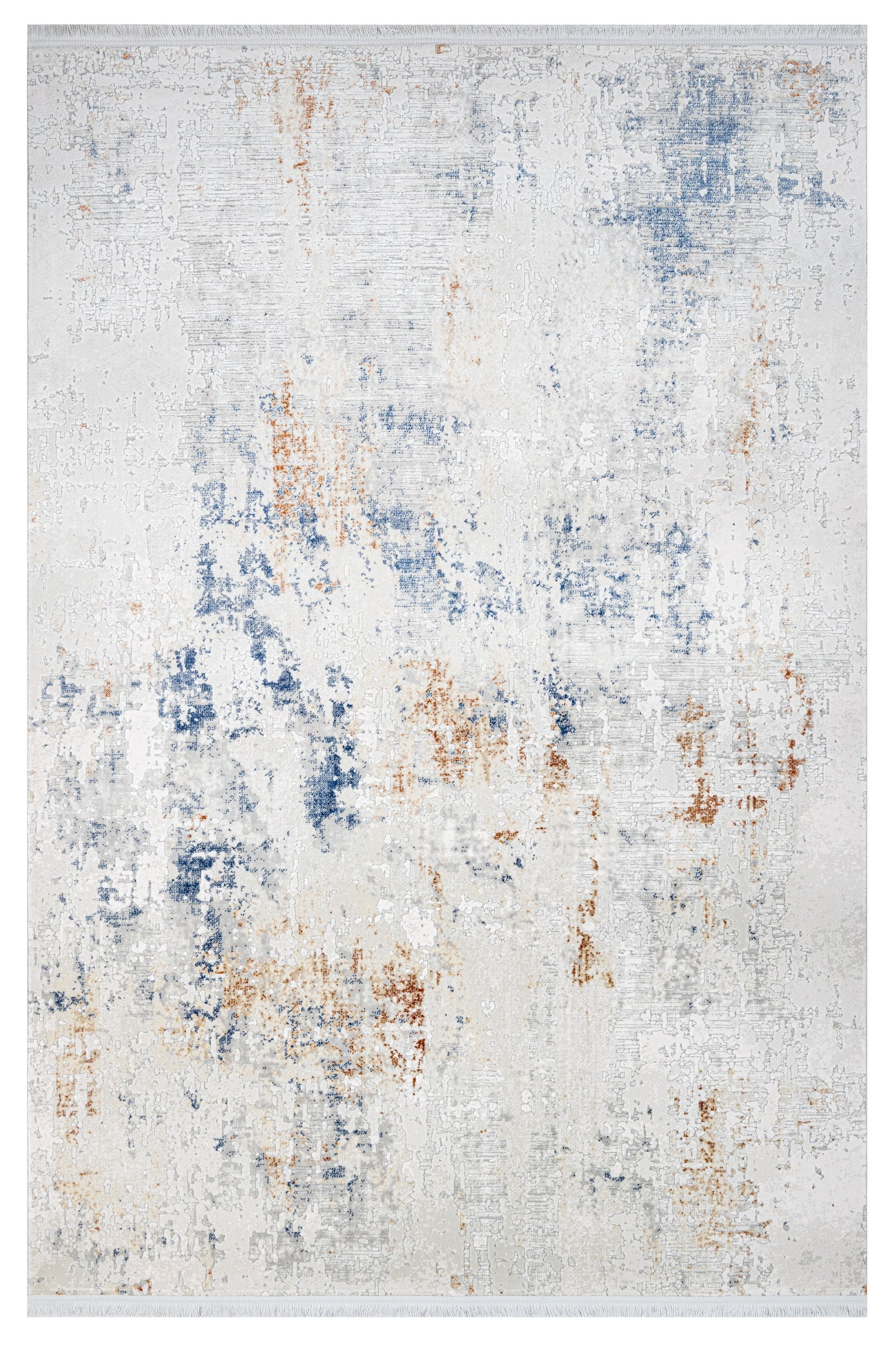Siranda Navy Vintage Acrylic Area Rugs for Living Room Jacquard ...