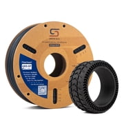 Siraya Tech Fibreheart ABS-GF Premium Glass Fiber 3D Printer Filament - Enhanced Durability, High-Temperature Resistance, Precision Printing - for Automotive & Industrial Applications 1kg, Black