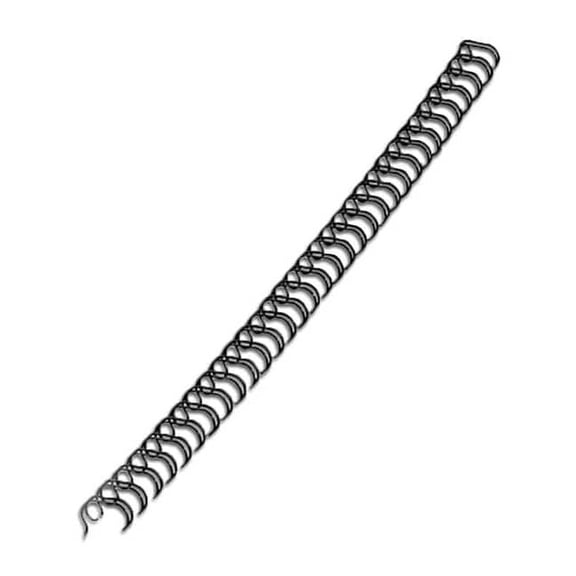 Sircle Binding Spines, Wire, 3/8in, Black, PK100 9003831B
